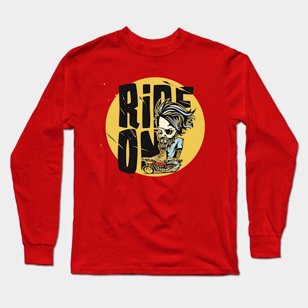 Rider Long Sleeve T-Shirt by Whatastory